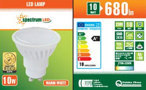 led lampe 3er pack 10 watt 680 lumen gu10 keramik warmweiß