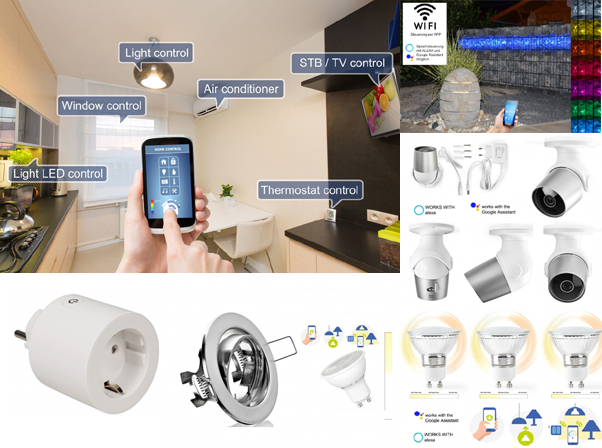 SMART Home Leuchtmittel – Lichtsteuerung über APP und Sprache
