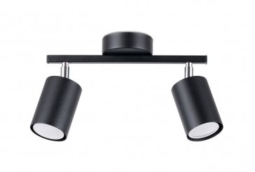 Kleiner schwarzer LED Wandstrahler LEMMI Korpus Stahl inkl. LED warmweiß 7W  | LichtED.de - LED Lampen und Beleuchtung