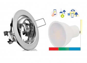SMART Decken-Strahler 4.5W dimmbar warmweiß/kaltweiß CCT Steuerung WLAN App  und Sprache | LichtED.de - LED Lampen und Beleuchtung