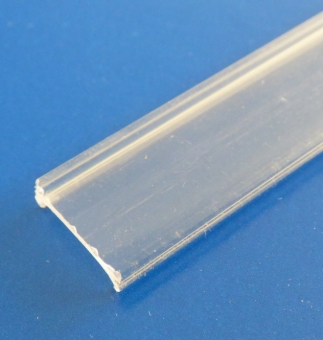Aluprofil Abdeckung einclipsbar 1m f. 12mm Profil transparent