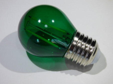 LED Filament Tropfen E27 2 Watt Farbe grün