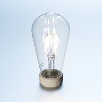 2x 6W LED Filament Glühfaden Lampe Fadenlampe 6500K Kaltweiß Nicht Nicht Dimmbar 