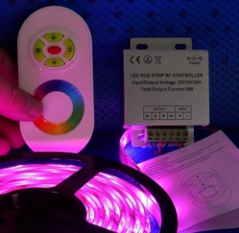 LED RGB 1m Stripe Set mit Touch Controller + Netzteil