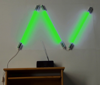 LED Neon-farben Leuchtstab Figuren Set Lichtfarbe Grün