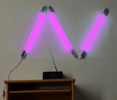LED Neon-farben Leuchtstab Figuren Set Lichtfarbe Violett