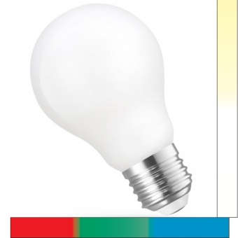 SMART E27 LED Lampe 10W RGB+CCT WiFi Steuerung APP und ALEXA Sprachsteuerung