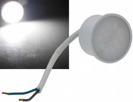 LED Lampe flache Bauform 3 Watt warmweiß Direktanschluss