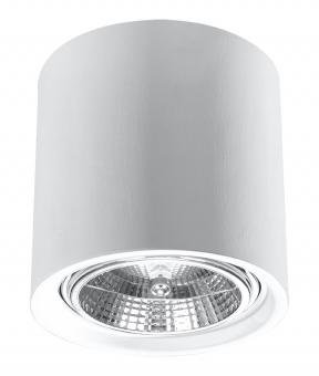 Reflektor LED Deckenleuchte KALU weißes Keramik ES111 warmweißes Licht 12W
