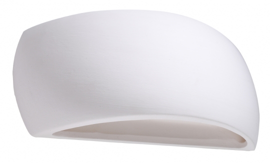 Weiße Porzellan Wandleuchte PONTIUS inkl. LED warmweiß 4,5W