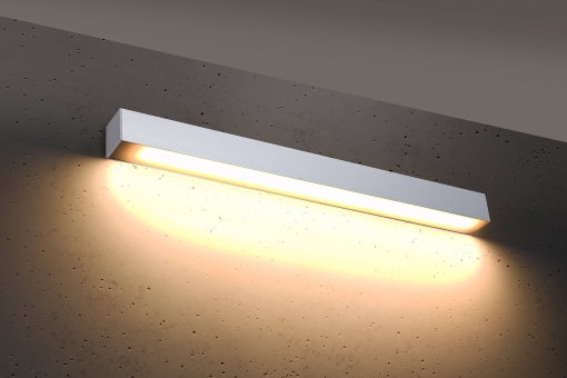LED Wandleuchte für Gewerbe und Geschäft extrahell 67cm weiß Aluminium  inkl. LED 17 Watt warmweiß 67 cm - lampen auf rechnung | LichtED.de - LED  Lampen und Beleuchtung