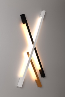 Indirekte Beleuchtung LED Wandleuchte warmweiß SAPPO L Aluminium schwarz  inkl. LED warmweiß | LichtED.de - LED Lampen und Beleuchtung