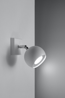 LED Wandleuchte schwenkbar weiß Stahl inkl. LED warmweiß 7W | LichtED.de -  LED Lampen und Beleuchtung