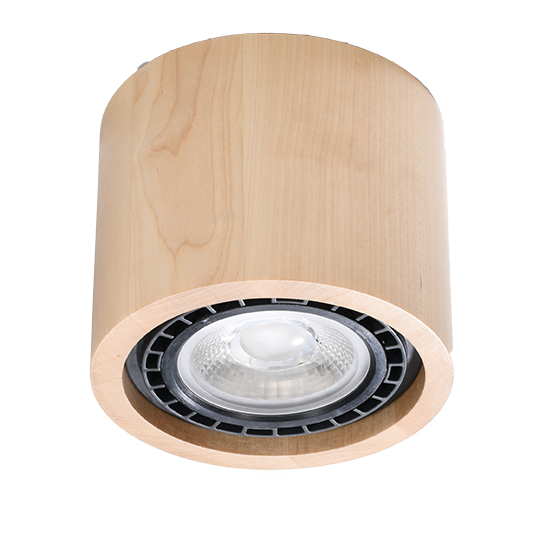 LED Deckenleuchte BASIC Holz Birke inkl. Leuchtmittel warmweiß 7W |  LichtED.de - LED Lampen und Beleuchtung