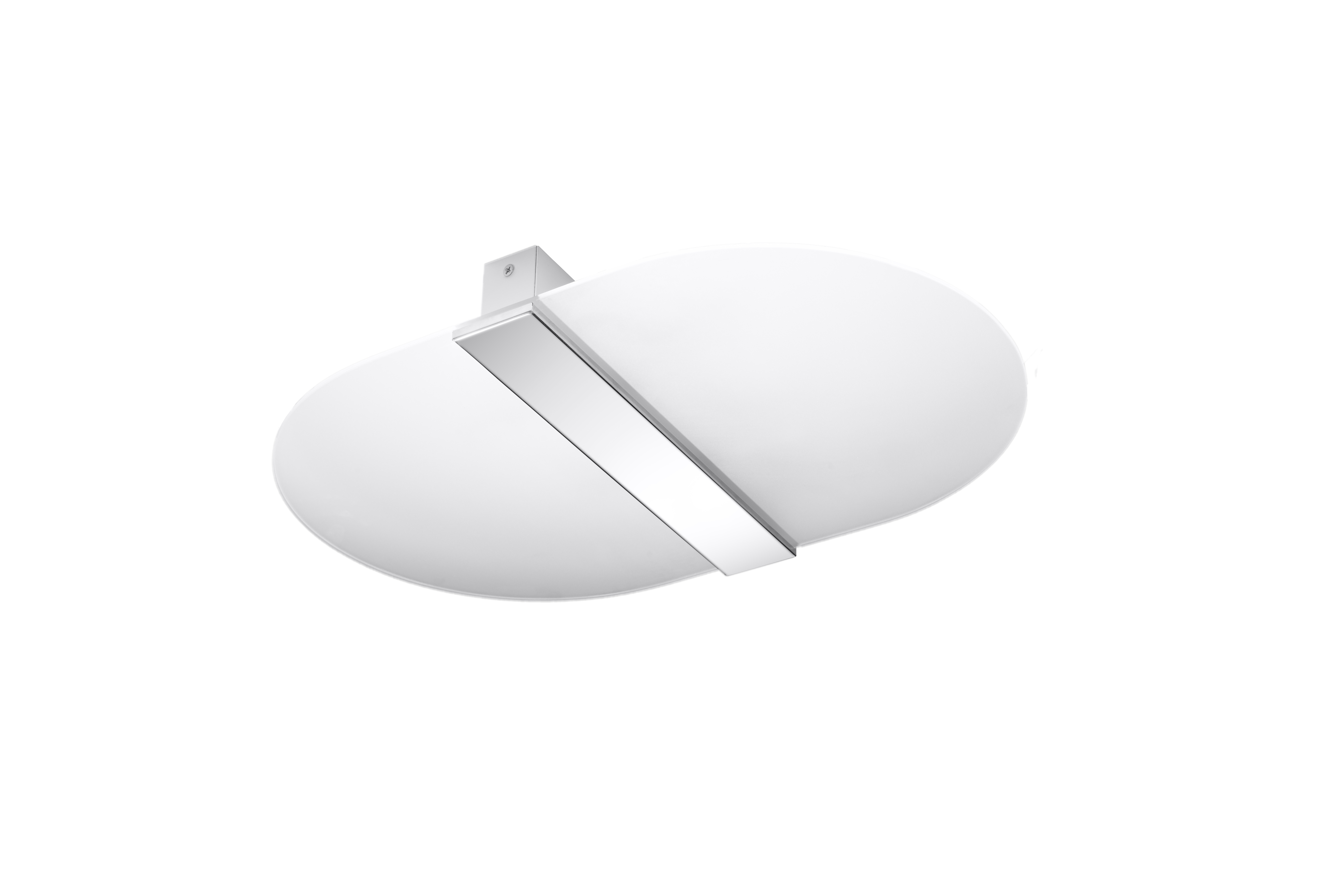 LED Glas Deckenleuchte oval inkl. LED warmweiß 2x4,5W | LichtED.de - LED  Lampen und Beleuchtung