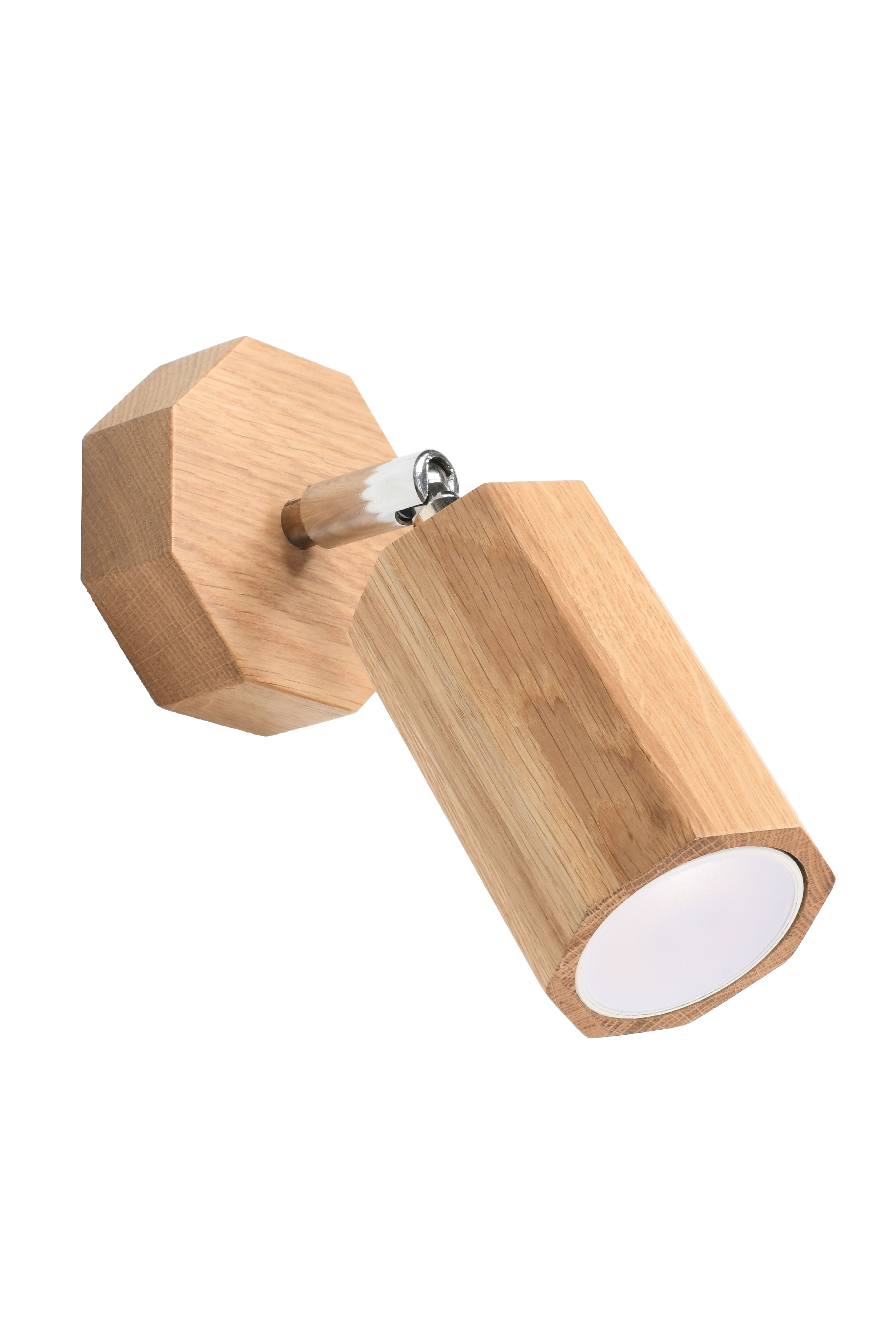 Holz LED Wandstrahler schwenkbar Eiche inkl. LED warmweiß 7W | LichtED.de -  LED Lampen und Beleuchtung