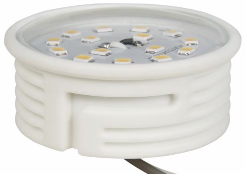 LED Lampe flache Bauform 5 Watt warmweiß Direktanschluss