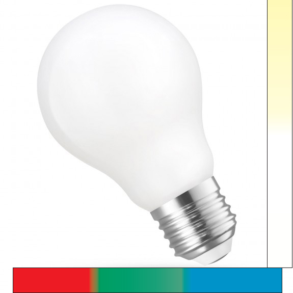 SMART E27 LED Lampe 10W RGB+CCT WiFi Steuerung APP und ALEXA