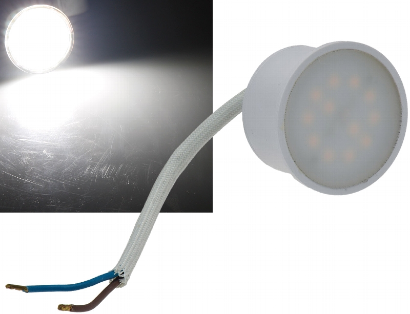 LED Wandbeleuchtung Büro Spot Strahler Lampe dimmbar Wippschalter Leuchte EEK A+ 