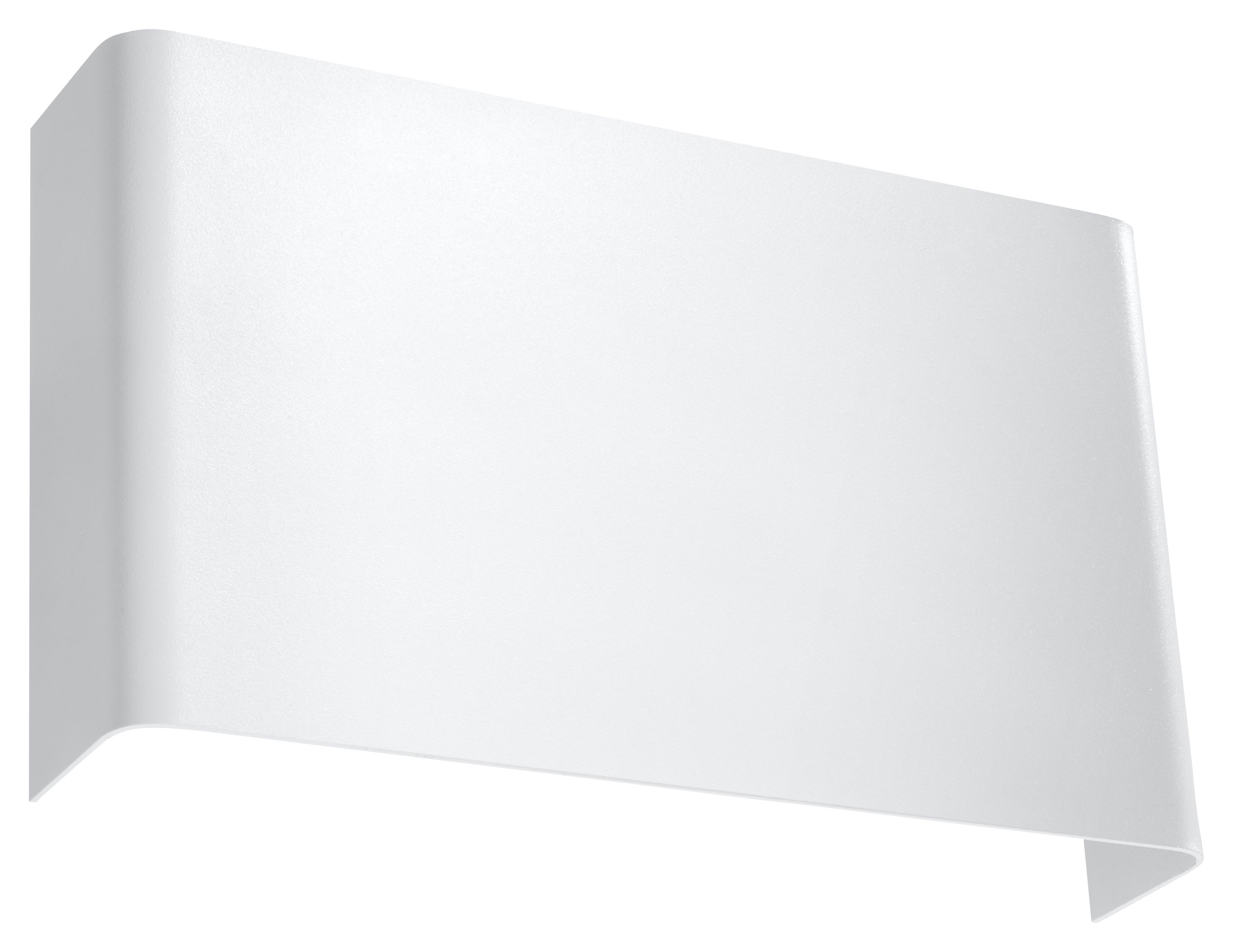 Weiße Wandleuchte COPERTURA aus Stahl inkl. LED warmweiß 2x4,5W