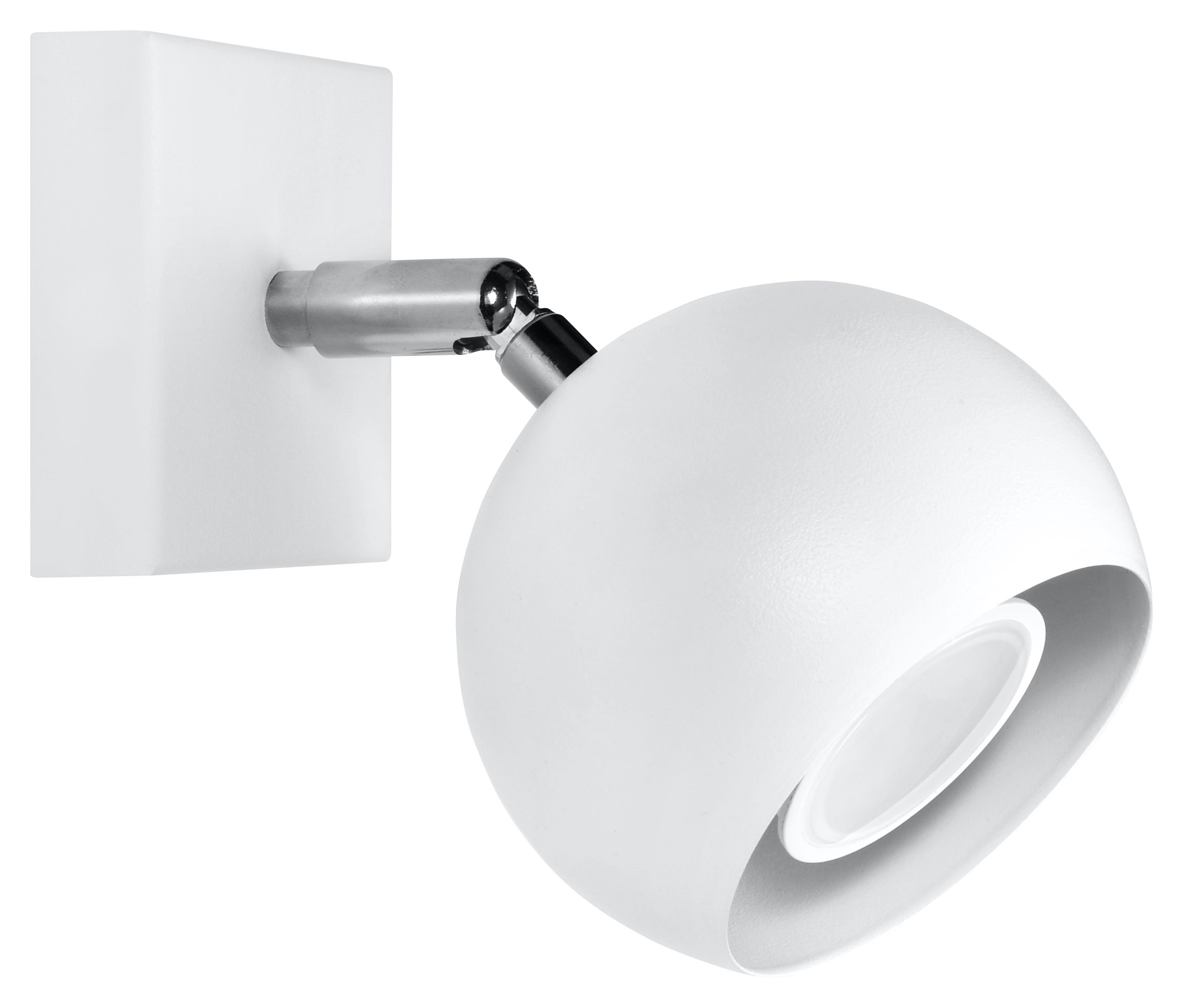 LED Wandleuchte schwenkbar weiß Stahl inkl. LED warmweiß 7W | LichtED.de -  LED Lampen und Beleuchtung